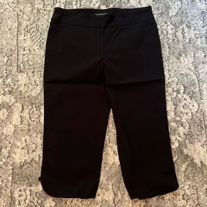 Black crop pants size L